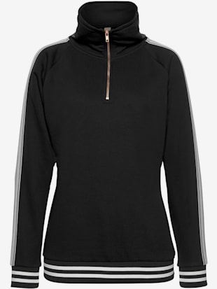 Sweatshirt au design sportif - Bench. - Noir