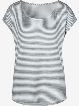 T-shirt rayures tendance - Vivance - Menthe