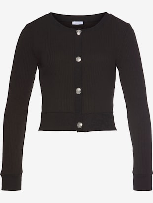 Veste légère encolure ronde - LASCANA - Noir