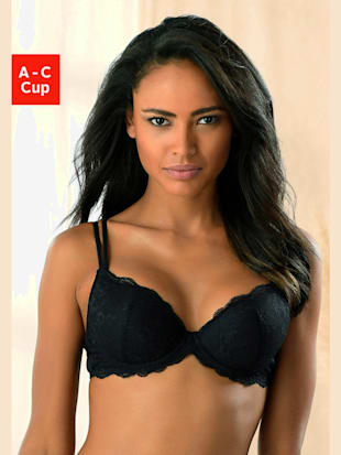 Soutien-gorge push-up soutien-gorge, 2 façons de le porter - Vivance - Noir