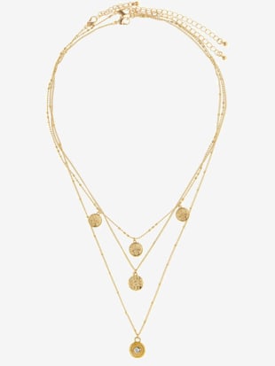 Ensemble de colliers toutes les chaînes peuvent se porter individuellement - LASCANA - Couleur Doré