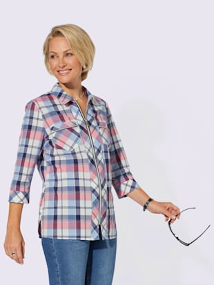 Chemisier avec coton - Collection L - Modalova