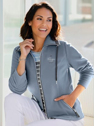 Veste polaire traitement contre les bouloches - Collection L - Bleu