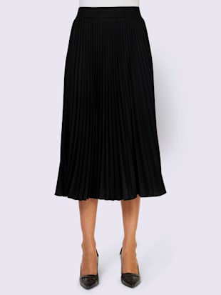 jupe plissée qualité plissée tendance - rick cardona - noir