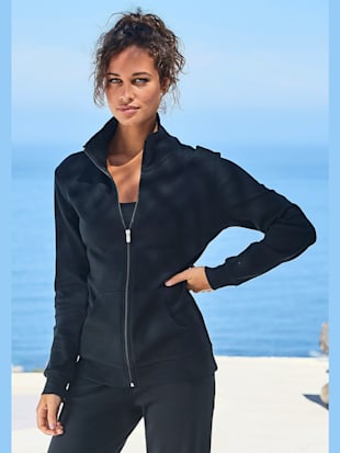Veste sweat à col montant - Bench. - Noir