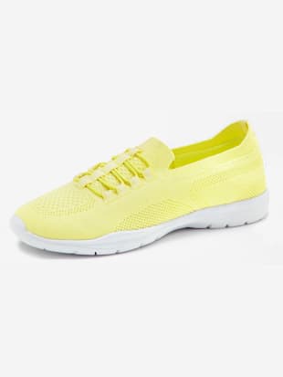 Baskets rubans élastiques pour faciliter l'enfilage - LASCANA - Jaune Clair