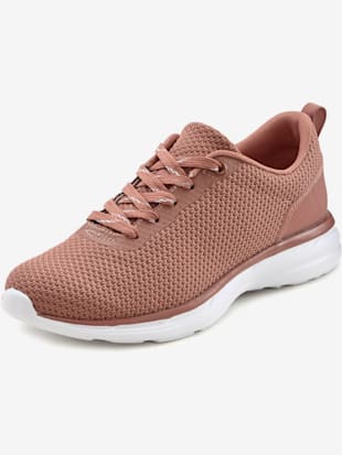 Baskets look intemporel et sportif - LASCANA - Vieux Rose