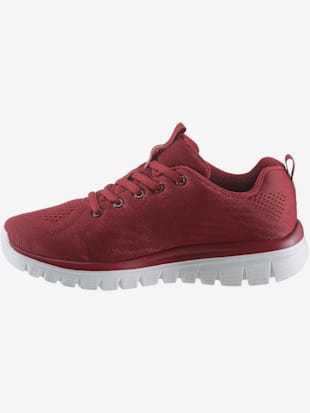 Baskets dessus textile souple - Skechers - Rouge