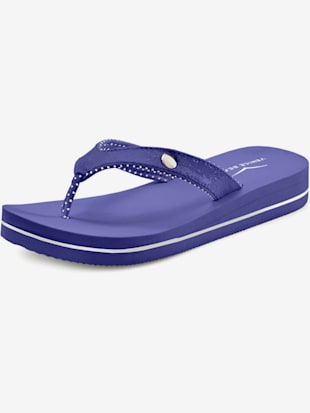 tongs sandales flip-flop en matière imperméable - venice beach - bleu roi