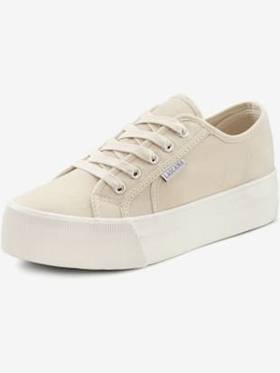 Baskets talon compensé tendance - LASCANA - Beige