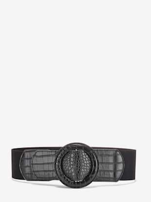 Ceinture matière extensible tendance - LASCANA - Noir