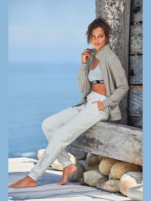 Veste sweat à col montant - Bench. - Gris Clair Chiné