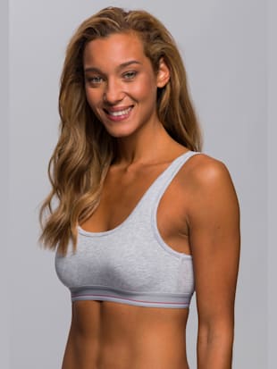 Lot de 2 bustiers h.i.s. - H.I.S - Noir, Gris Chiné