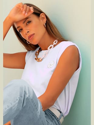 Débardeur épaulettes - Buffalo - Blanc