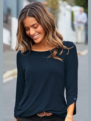 T-shirt à manches 3/4 lot de 2 t-shirts vivance - Vivance - Mûre, Marine