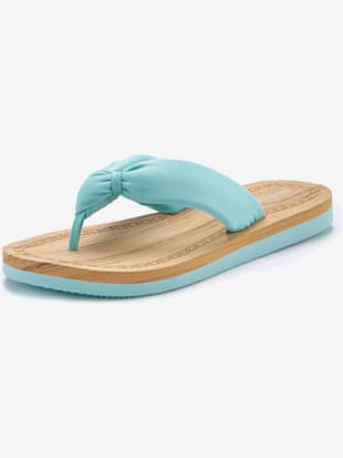 tongs sandales flip-flop en matière imperméable - elbsand - turquoise