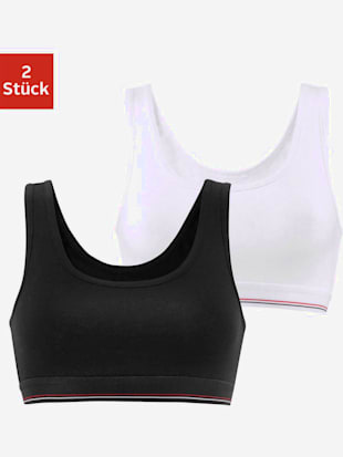 Lot de 2 bustiers h.i.s. -H.I.S - Noir, Blanc