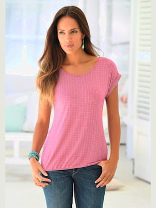 Lot de 2 t-shirts lascana - LASCANA - Mûre À Motifs, Noir