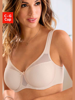 Soutien-gorge minimiseur tendance, bonnets préformés sans couture - Nuance - Couleur Poudre