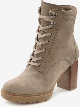 Bottines cuir de qualité - LASCANA - Taupe