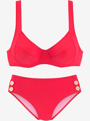 maillot de bain à armatures différents coloris tendance - vivance - rouge vif
