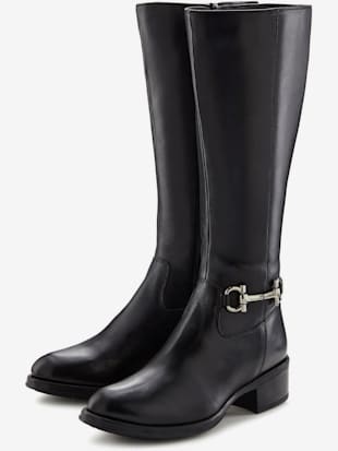 Bottes cuir de qualité - LASCANA - noir