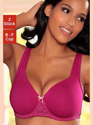 Soutien-gorge spécial t-shirt lot de 2 soutiens-gorges à armatures - Nuance - Mûre + Crème