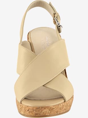 Sandales cuir nappa de vache - - Sable