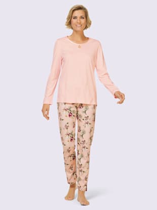 Pyjama jersey fin - wäschepur - Rose Clair Imprimé