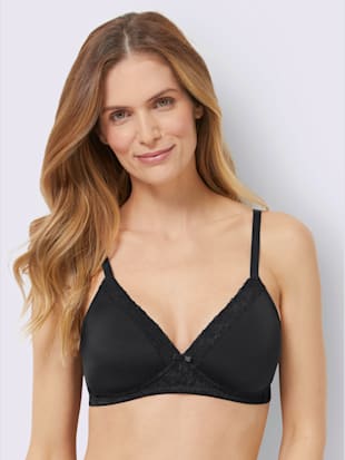Soutien-gorge à coques sans armatures bon. a, b, c, d - wäschepur - Noir