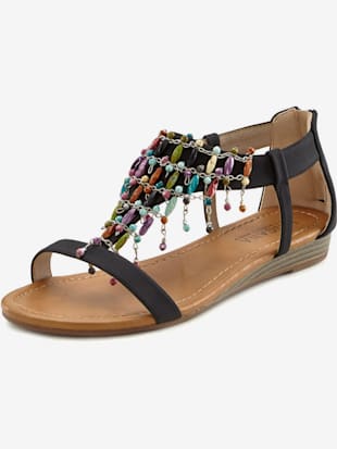 Sandales éléments décoratifs - LASCANA - Noir