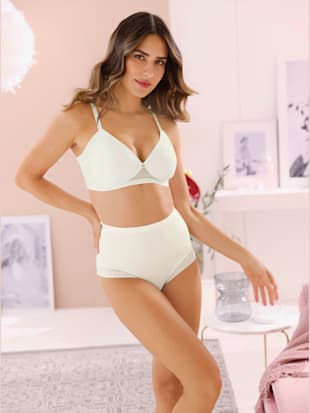 Brassière sans armatures bon. a, b, c, d - wäschepur - Écru