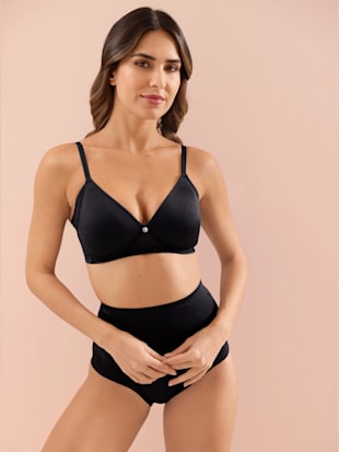 Brassière sans armatures bon. a, b, c, d - wäschepur - Noir