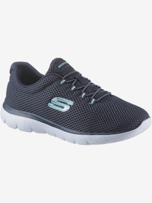 Sneakers slip on élastique facile à enfiler - Skechers - Marine