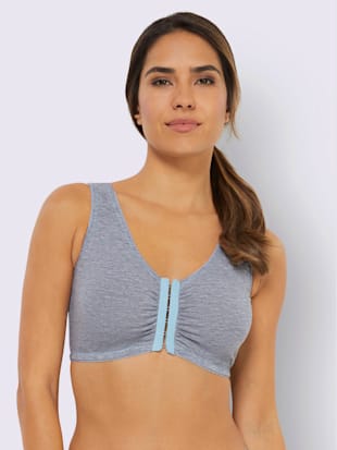 Bustier jersey fin - wäschepur - 3x Gris-chiné