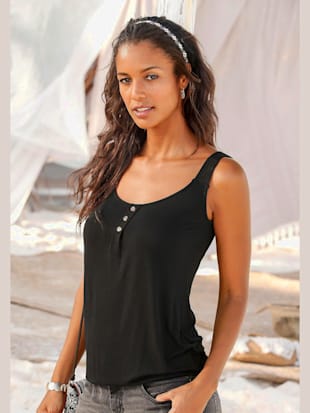 Lot de 2 débardeurs lascana - LASCANA - Taupe, Noir