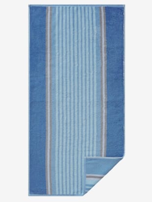 Serviette superbe qualité - Cawö - Bleu Ciel À Rayures