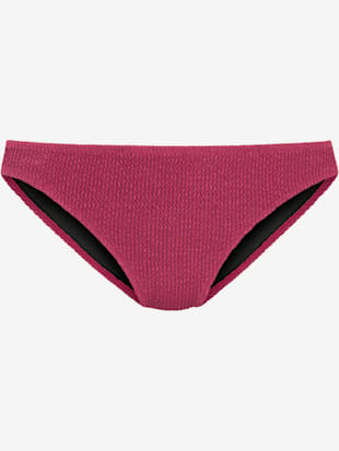 Bas de maillot de bain qualité structurée tendance - Vivance - Bordeaux