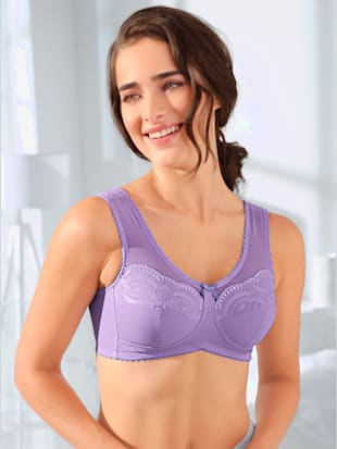 Soutien-gorge - wäschepur - Gris Clair + Parme