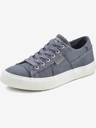 baskets sneakers au look usé et délavé tendance - elbsand - bleu