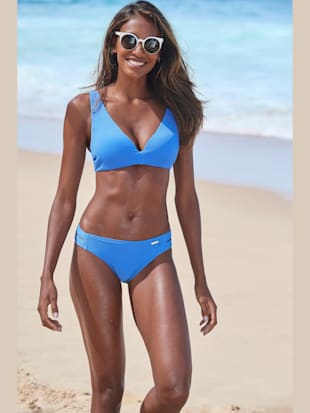Haut de bikini triangle tissu structuré tendance - Sunseeker - Bleu