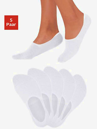 Protège-pied lot de chaussons pour femme - Bench. - Blanc