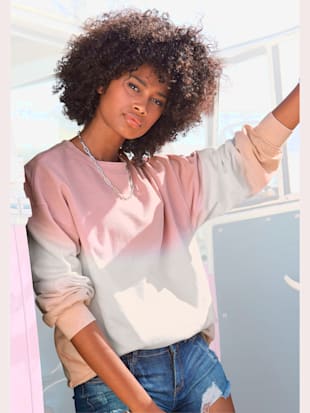 Sweat-shirt coupe décontractée - Bench. - Rose-crème-pêche