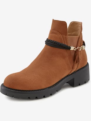 Bottines semelle chunky tendance - LASCANA - Coloris Chamois