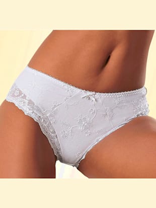 Slip avec dentelle brodée - LASCANA - Blanc