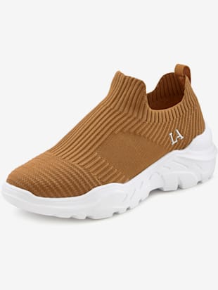 Baskets design sportif - LASCANA - Coloris Chamois