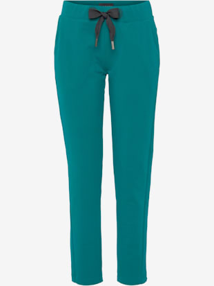 pantalon molletonné - elbsand - bleu-vert