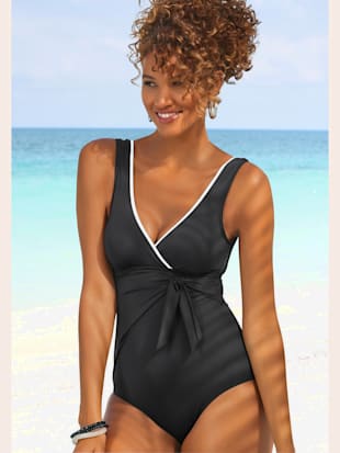 Maillot de bain effet cache-cœur - Vivance - Noir