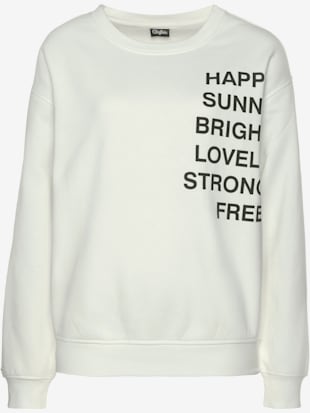 Sweat-shirt - Buffalo - Blanc
