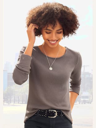 T-shirt à manches longues lascana - LASCANA - Taupe